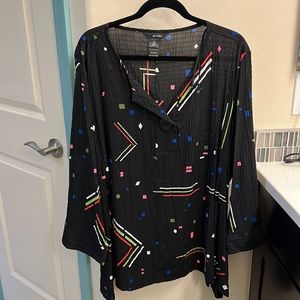 Ali Miles 3X lightweight top NEW with tags